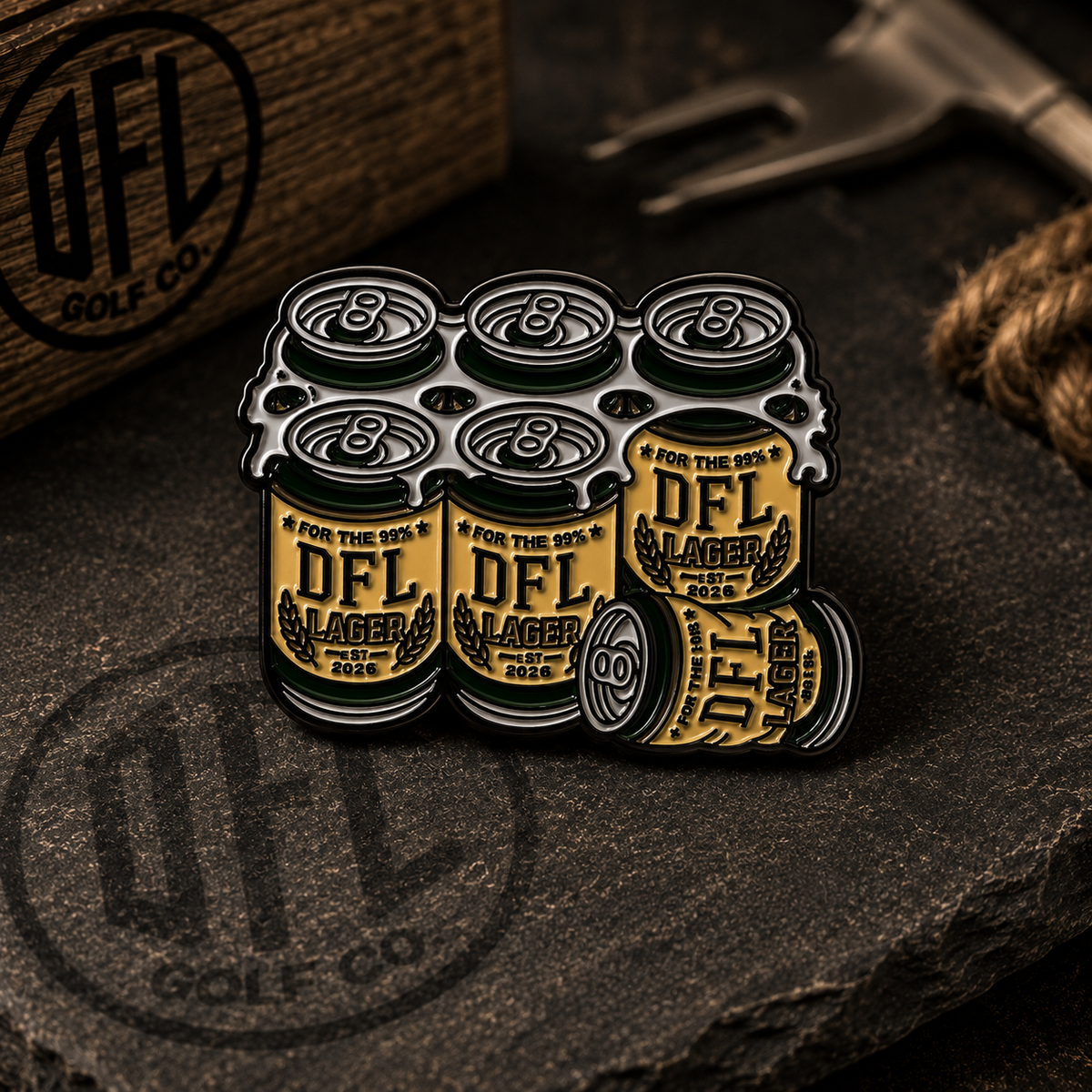 The Bogey Sixer – DFL Lager Ball Marker